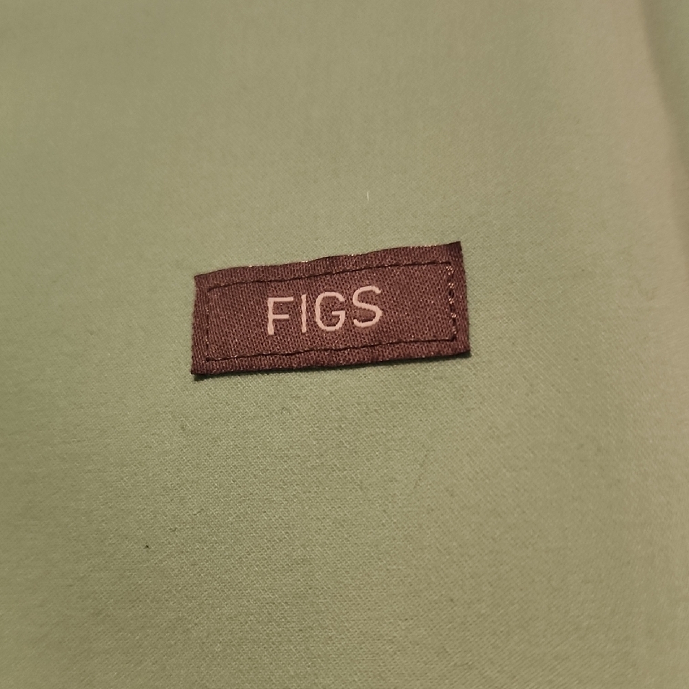Figs Light Mint Full-Zip Jacket Small - image 2